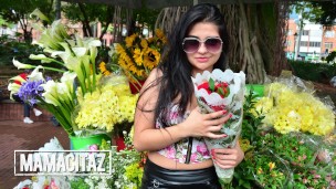 CARNE DEL MERCADO – Sexy Latina Leidy Silva Does A Threesome In Her First Scene